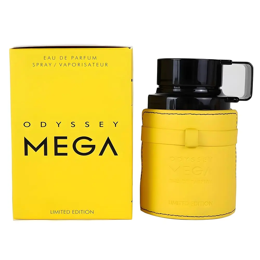 Armaf Odyssey Mega Eau de Parfum 3.4oz 100ml Fruity Mint Scent for Confident Modern Men Limited Edition