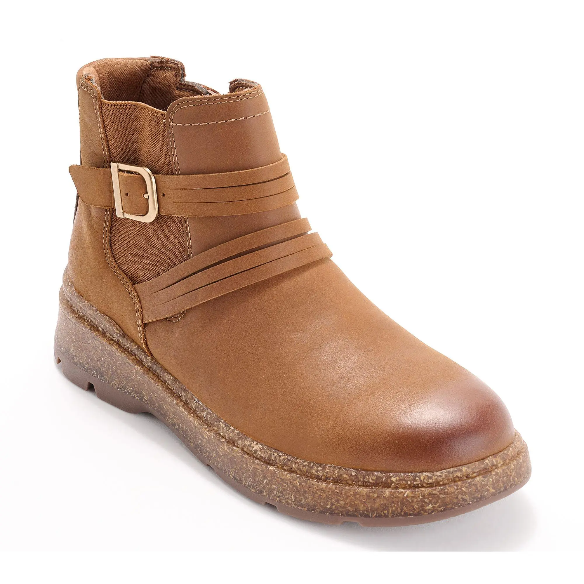 Clarks Collection Leather Ankle Boots - Noralyn Strap