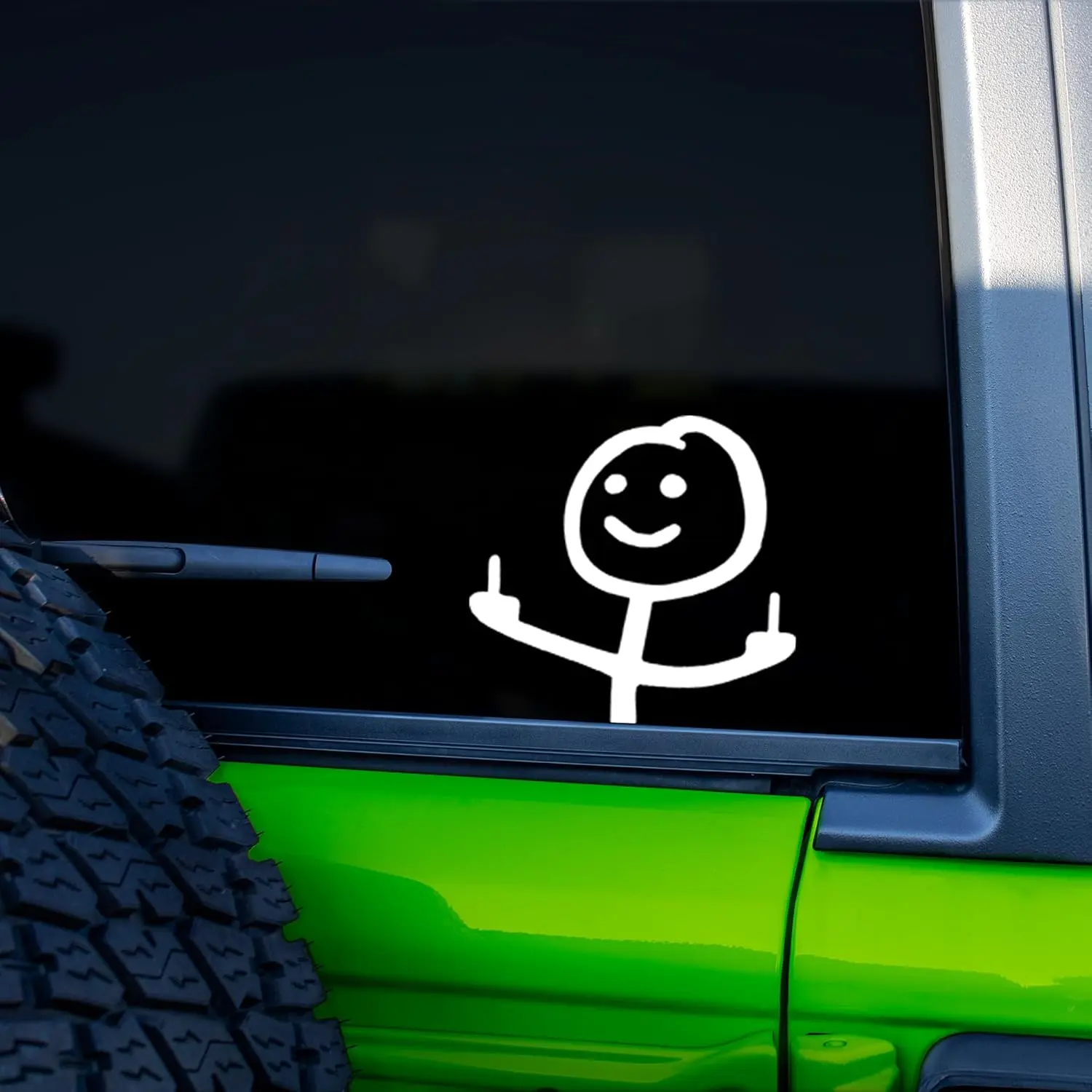 Car stickers, funny "middle finger" gesture stickers, car windows, guards, trucks, motorcycles decorations, small size, interesting and unique design, Universal Car Sticker, Sticker For Cars, Car Decals, Decals For Vehicles, Automotive Decals