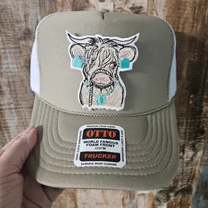 Trucker Hat for Horse Lovers- Highland Cow