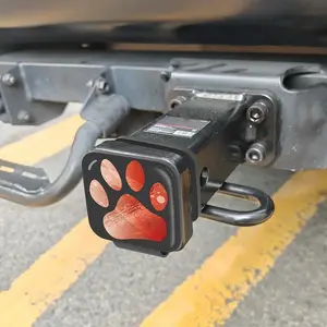 Cute Footprints Hitch Cover for 2 Inch Receivers - Trailer Hitch Cover Tube Plug Insert Cap, Compatible with Pickup, SUV, Jeep, Cars, Trucks, RV & More Exterior Accessories