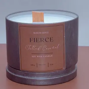 8oz) Fierce x Salted Caramel Candle