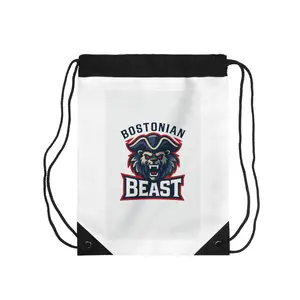 Bostonian Beast Drawstring Bag — Mascot Gym Sack