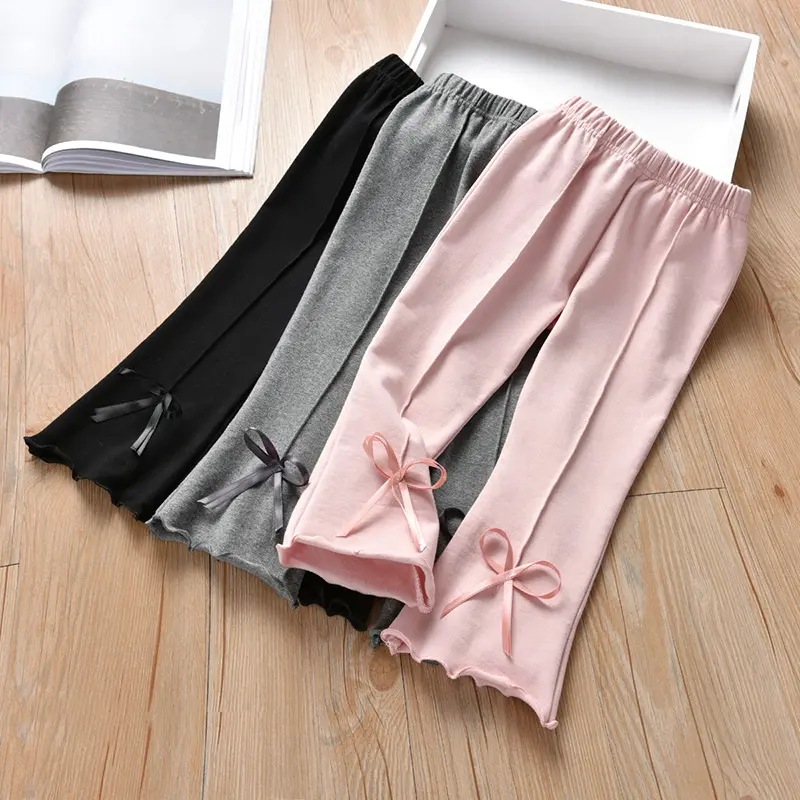 # springtok 2025 Girls' Trousers Spring And Autumn New Style Fashionable Pants Children's Leggings All-match Outdoor Flat Clothing
