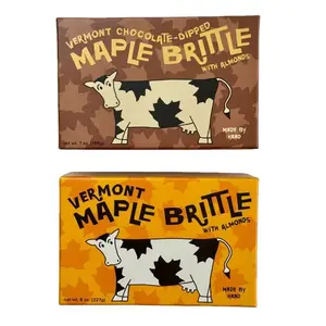 Vermont Maple Brittle With Almonds (7-8oz Box)