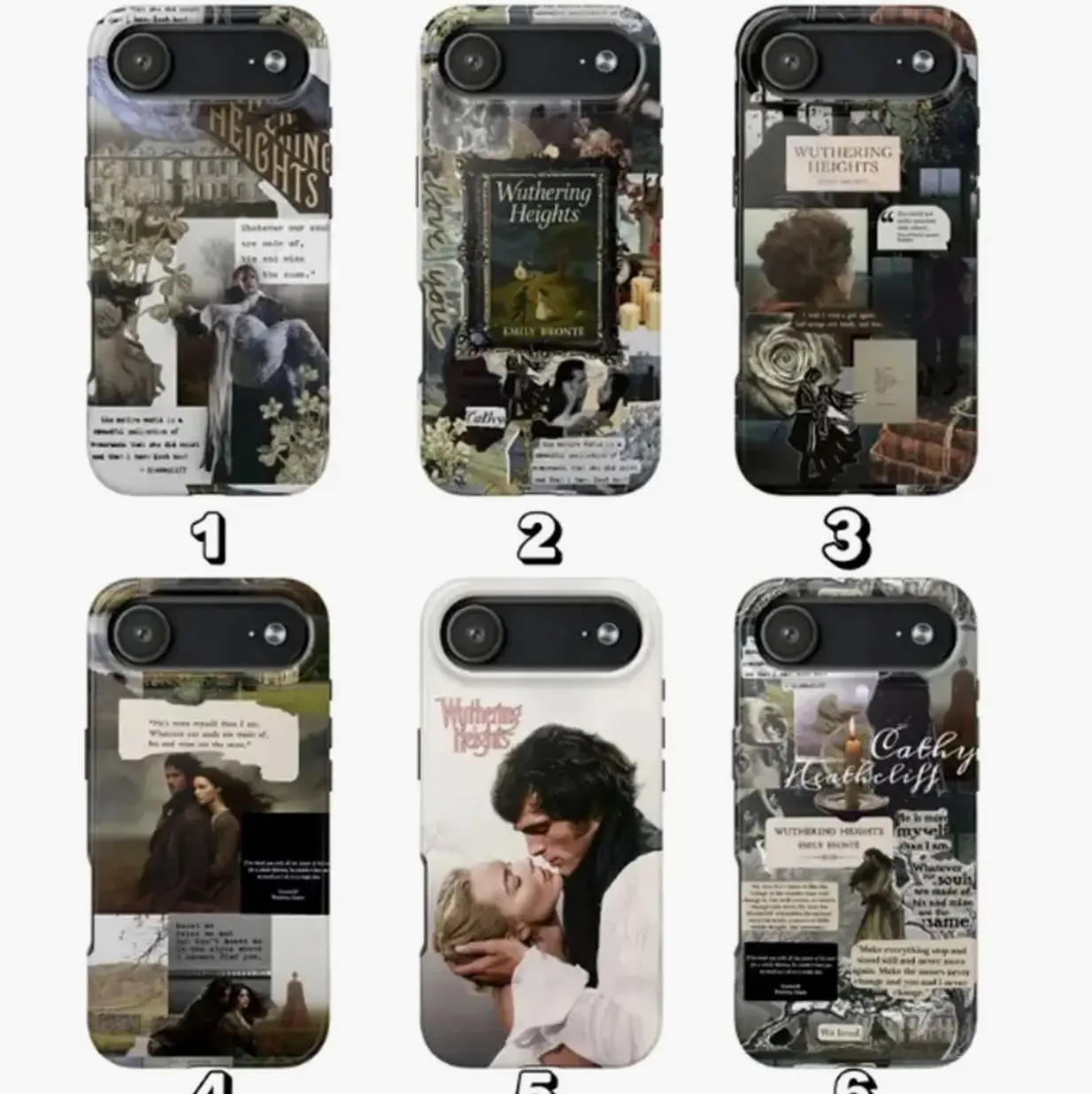 Wuthering Heights Emily Bronte Unfit For Heaven Angel Phone Case Cover for X–17 Series & S21–S25 Models