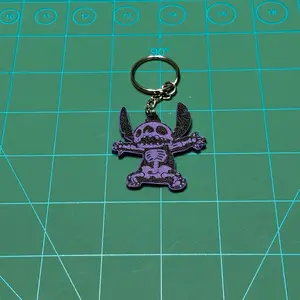 Custom Halloween Stitch KeyChains