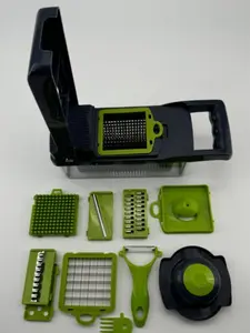 Veggie Chopper, Food Chopper, Vegetable Cutter & Spiralizer - Kitchen Gadget Makes Slicing and Prepping Quick and Easy