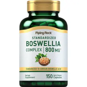 Piping Rock Boswellia Serrata Extract Capsules | 800mg | 150 Count | with Boswellic Acid | Non-GMO, Gluten Free Supplement