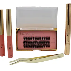 Her Little Secret Beauty Studio, YSB Lash Starter Kit, DIY Lash Extension, Mega Volume Eyelash, 7 Day Wear Fluffy Makeup Eyelash Extension Eyelashes Extensions Eyelash Extensions Cosmetic Pack