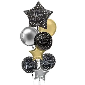 Sparkling Birthday Foil Balloon Bouquet