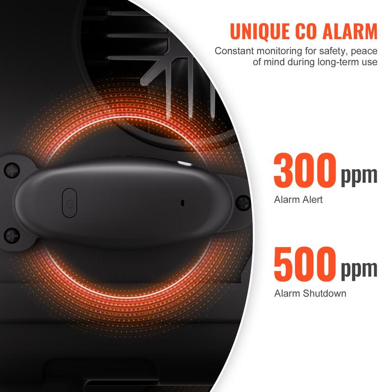 VEVOR 8KW Toolbox Diesel Heater, TikTokShopBlackFriday, Upgraded 110V Adapter & CO Alarm, 12-24V All in One Diesel Air Heater, with Bluetooth APP/Remote Control and Display Screen, Fast Heating Portable Diesel Heater for Vehicles and Outdoors