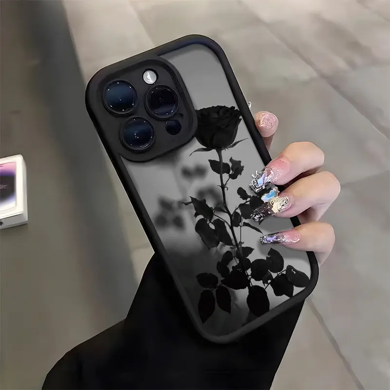 A Minimalist Dark-Themed Black Rose Phone case for iPhone 17 Pro Max 16 Plus 15 14 13 12 11 Air XR E Shockproof Silicone TPU Bumper Drop Protection Soft Cover - TikTok Shop A Minimalist Dark-Themed Black Rose Phone case for iPhone 17 Pro Max 16 Plus 15 14 13 12 11 Air XR E Shockproof Silicone TPU Bumper Drop Protection Soft Cover - TikTok Shop