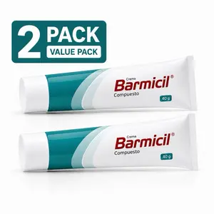 (2 Pack) Barmicil Compuesto Crema 40g - Healthcare Supplement with Vitamin & Dietary Support healthy ingredient