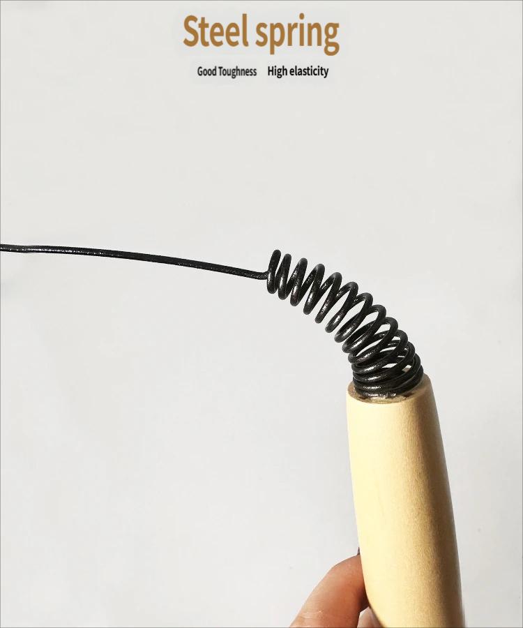 Interactive Cat Teaser Wand Toy with Feather & Bell – Durable Elastic Rod, Replacement Head, Boredom Relief Toy for Cats & Small Dogs