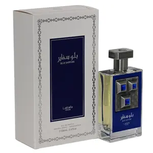 Lattafa Blue Sapphire Eau De Parfum Spray for Unisex, 3.4 Ounce