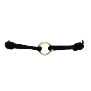 Pre-owned Cartier Trinity On Cord Bracelet Silk Cord with 18K Tricolor Gold by Rebag