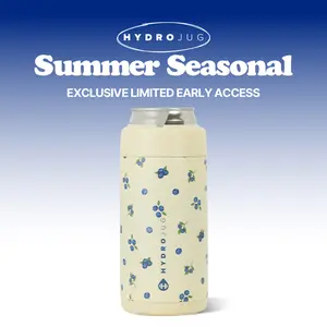 HydroJug Can Cooler - Insulated Can Cooler Cup - Stainless Steel Can Holder with Non-Slip Rubber Base - Dishwasher Safe Tumbler