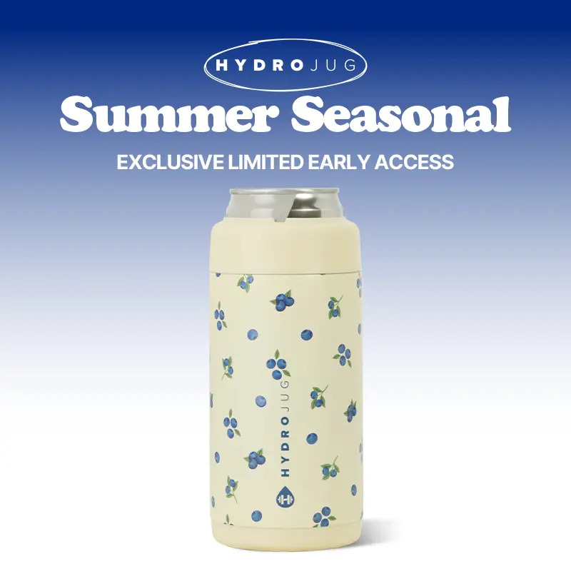 HydroJug Can Cooler - Insulated Can Cooler Cup - Stainless Steel