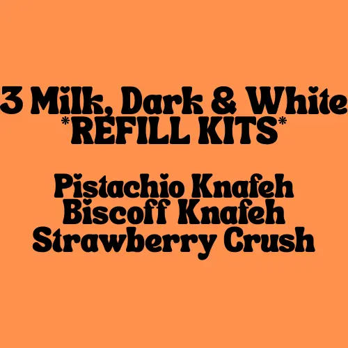 Milk, Dark & White Kits (3 Refills)