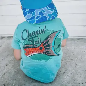 Youth and Adult Chasin' Tail Fish Shirt, Boy Clothing, #Southernboy Clothes, Family Matching Shirt, Trending Summer Outfit