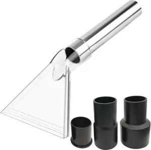 Universal Fit  Shop Vacs with 2-1/2" and 1-7/8" and 1-1/4" Adapters, Large 7-1/2" Extraction Accessory for Upholstery & Carpet Cleaning and Auto Detailing, Shop Vac Extractor Attachment