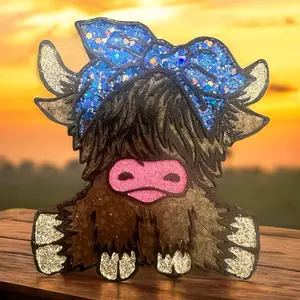Cute Highland Cow Car Freshie Air Freshener | Western Cow Car Charm | Long-Lasting Scent
