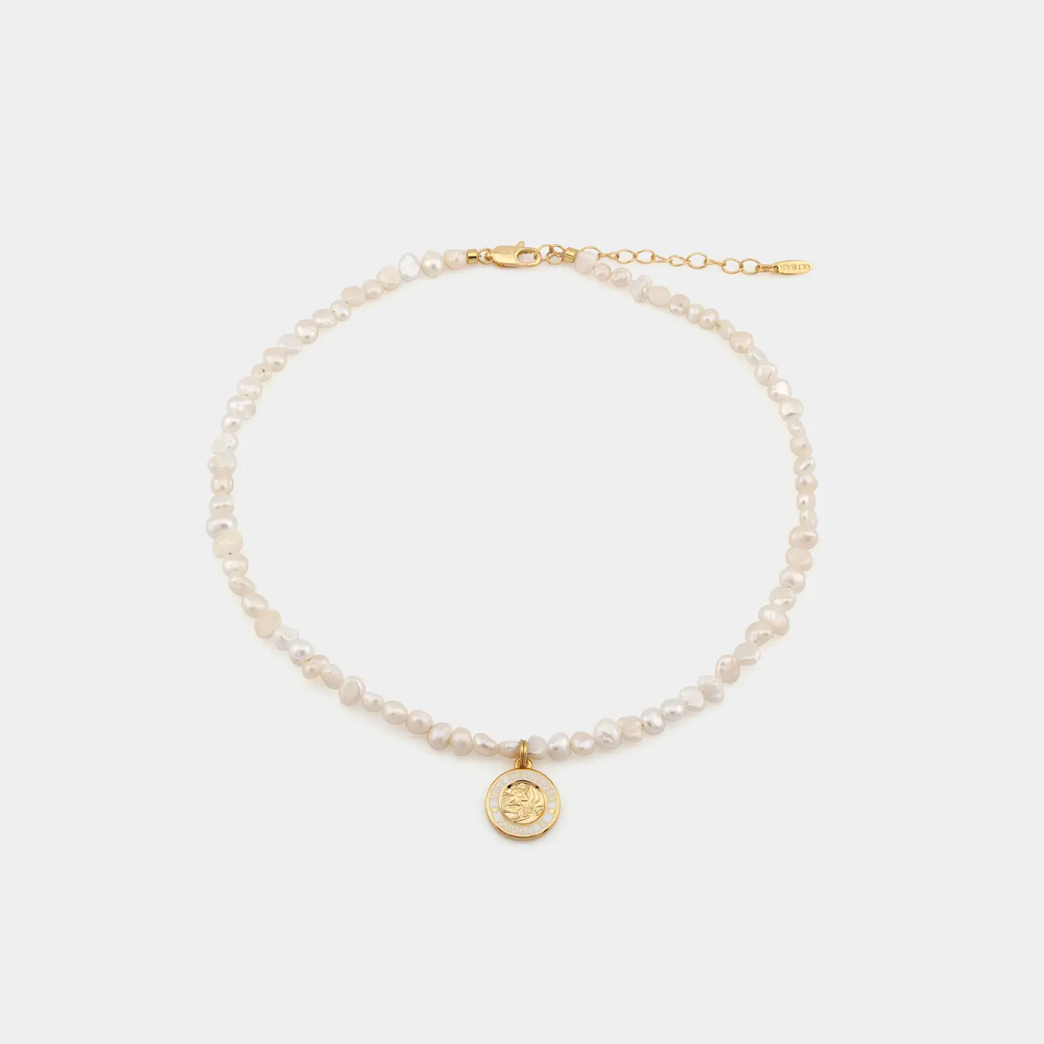 Shoreline Pearl Choker - Gold Shoreline Pearl Choker - Gold