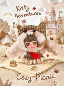 kitty Cats Save the World series Mystery Boxes Bag Pendant Bunny Plush Dolls Soft Collectibles