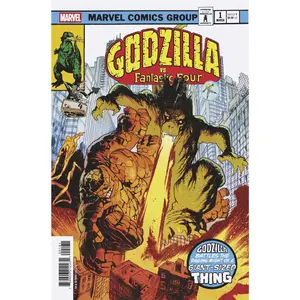 Godzilla vs. Fantastic Four #1 James Harren Godzilla King Of The Monsters Homage Variant