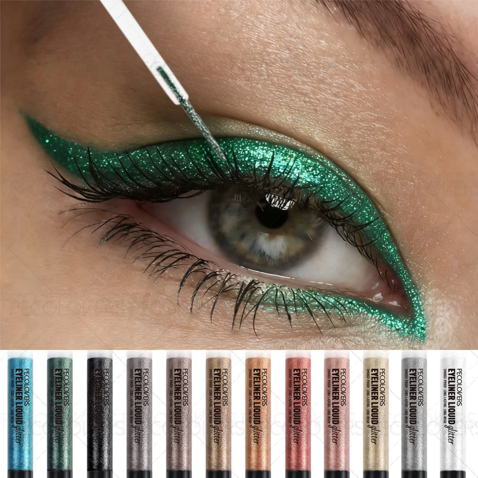 1PC Pearlescent Polarized, Quick-drying, Smooth Finish, Brightening Eye Makeup, Vibrant Shimmering Liquid Eyeliner and Eyeshadow, Not Easy To Fade, Suitable for Daily and Party Looks, Valentine's Day Gift, Enhance Eye Makeup, Eye Makeup Product