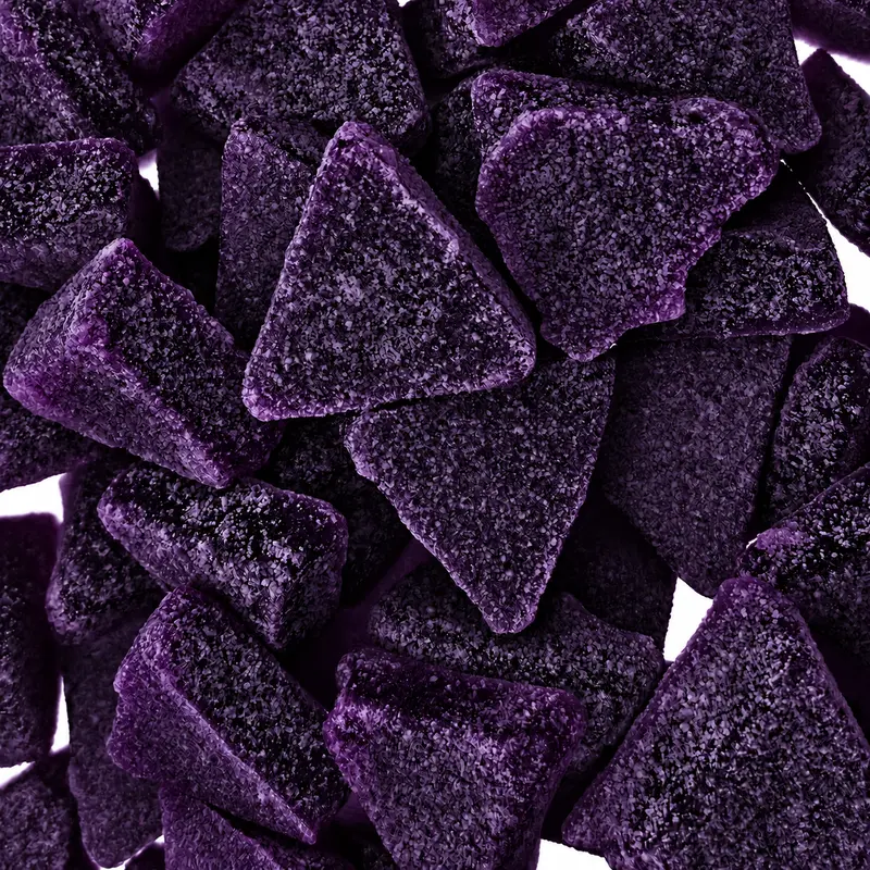 Poppin Crunch Sugar Free Mega Sour Candy Triangles
