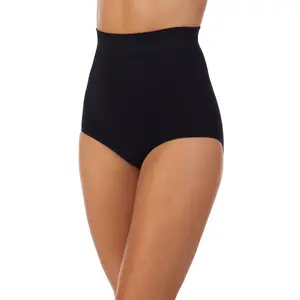 Seamless Comfort High Waist Brief - Black