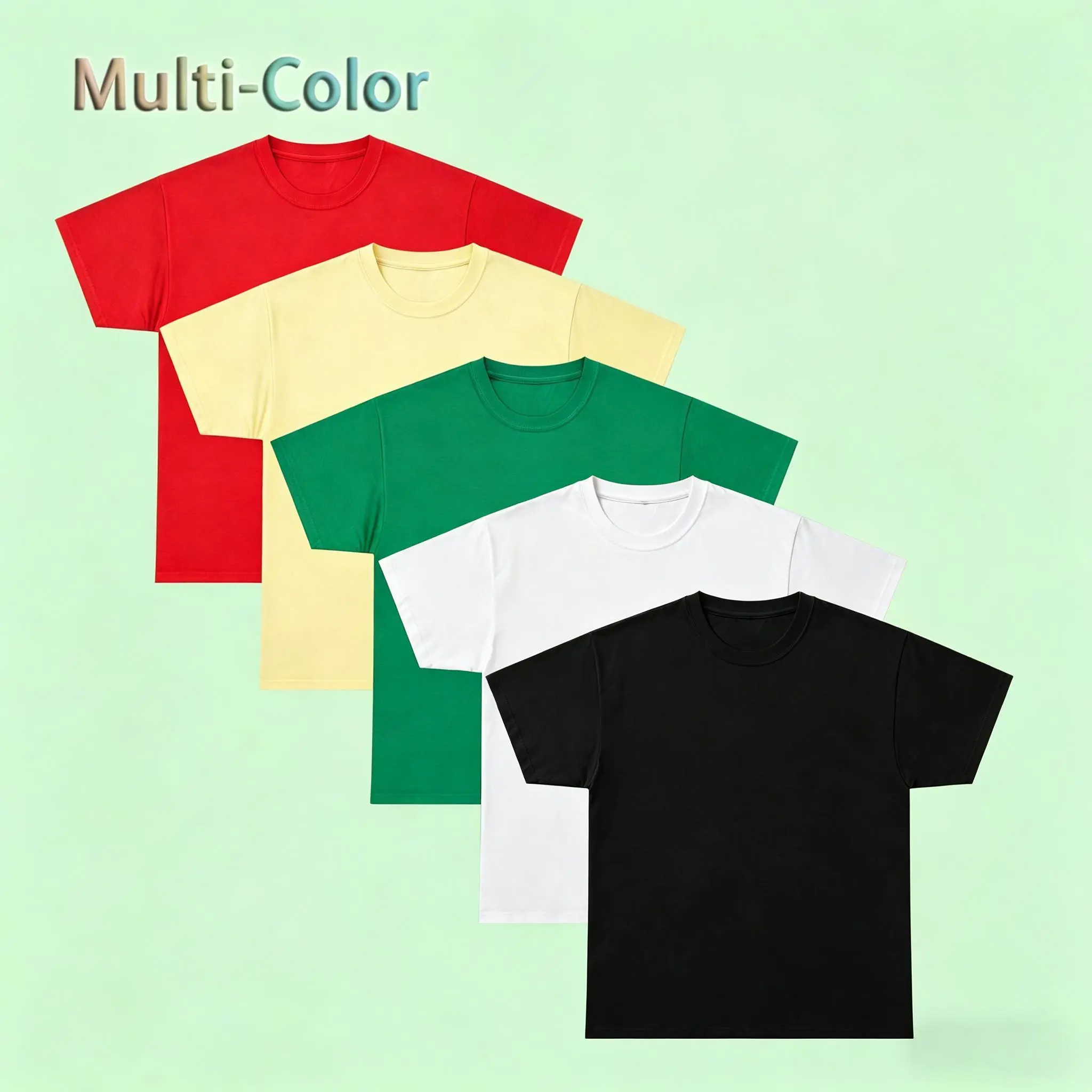 Unisex Solid Color Cotton T-Shirt, Casual Shortsleeve with a Relaxed Fit, Soft and Breathable Plain Fabric for Everyday Wear