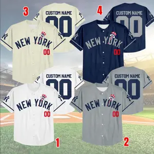 NY Baseball Custom Name Number Jersey, Personalized #Yankeessss Baseball Team Baseball Jersey, Jersey For Fan, Baseball Lovers