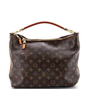 Pre-owned Louis Vuitton Canvas Coated Shoulder Bags Sully Handbag Monogram Canvas PM by Rebag