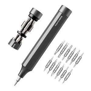 Hoto 24-in-1 Portable Manual Screwdriver with Magnetic S2 Steel Bits - Perfect for Phone, Computer, Watch, Game Console, Eyeglasses Repair & Christmas Gifts