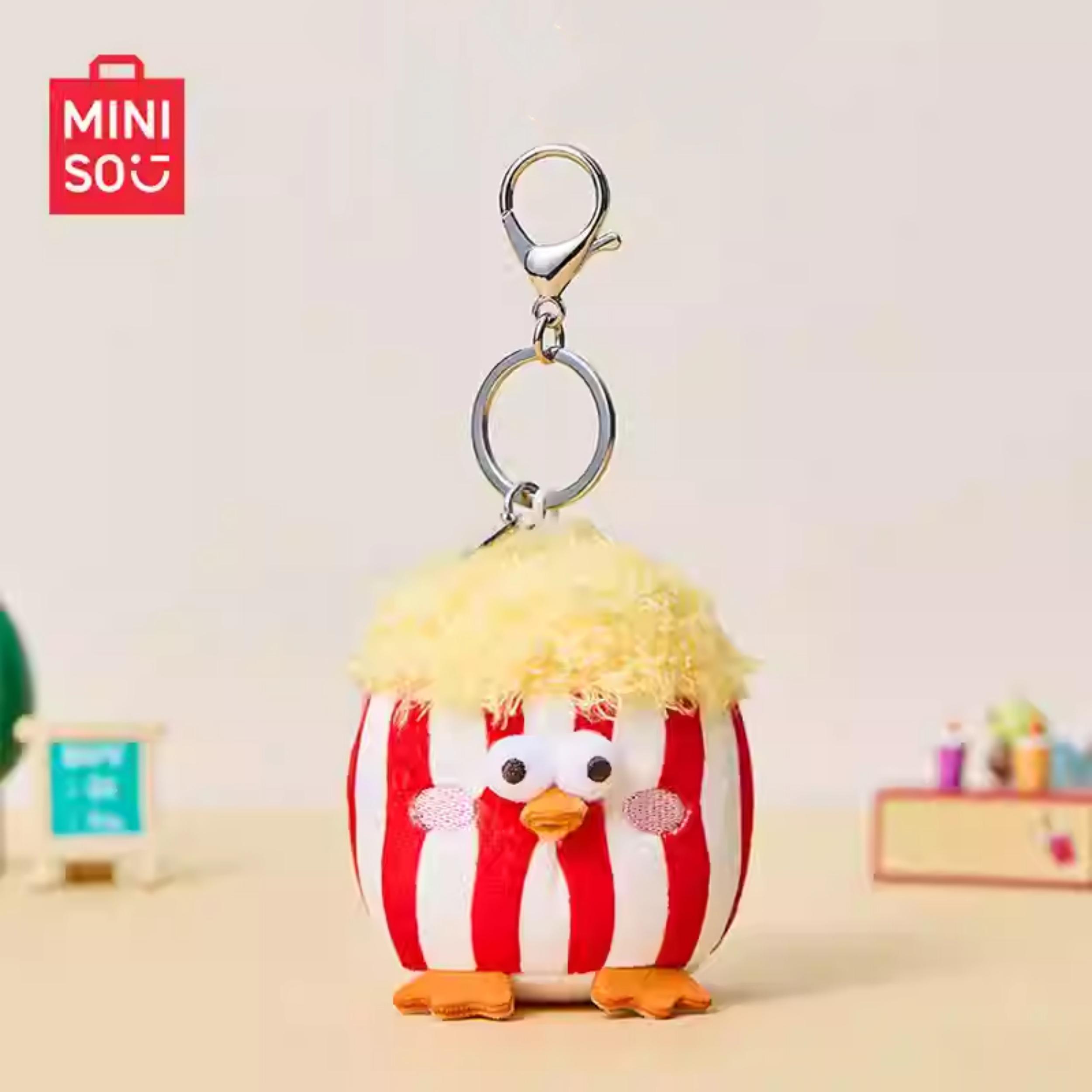 MINISO Popcorn Bum Plush Keychain,Popcorn Dangler,5.98"X2.36" Pocket-Sized Popcorn Plushie,Buttery Soft and Adorably Chunky,Squishy, Snack-Inspired Cuteness for Your Bag,Holiday Gift Birthday Gift MINISO Popcorn Bum Plush Keychain,Popcorn Dangler,5.98"X2.36" Pocket-Sized Popcorn Plushie,Buttery Soft and Adorably Chunky,Squishy, Snack-Inspired Cuteness for Your Bag,Holiday Gift Birthday Gift