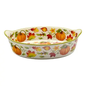 Temp-tations Seasonal 3-qt Deep Wall Casserole Dish Temp-tations Seasonal 3-qt Deep Wall Casserole Dish