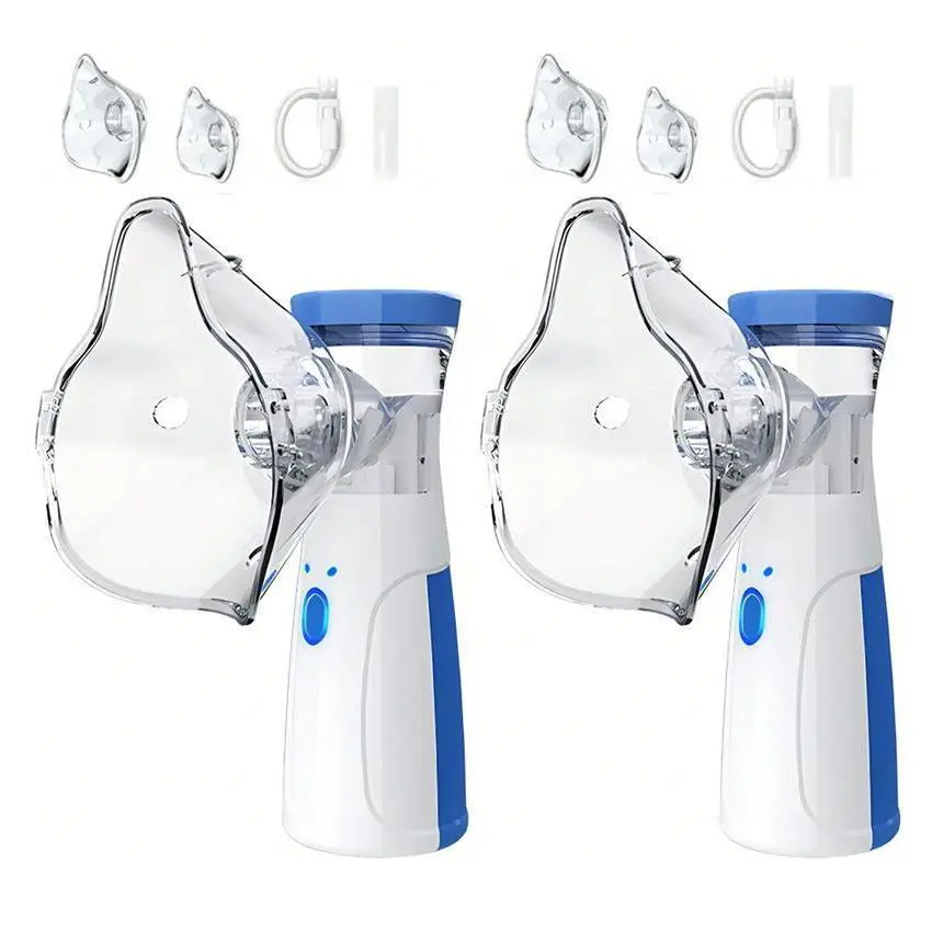 Portable Mesh Nebulizer with Auto-Cleaning, Whisper-Quiet Operation, Rechargeable Handheld Mist Device for Adults & Kids, Rechargeable Mesh Nebulizer, Usb Rechargeable Nebulizer