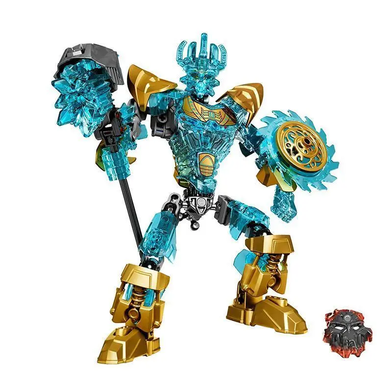 2025 Bionicle Mask Maker Building Bricks Set - Ekimu, Umarak, Tahu Figures, Monster Combined Warriors Toys for Boys, Classic Novelty Gift for Model Building Enthusiasts