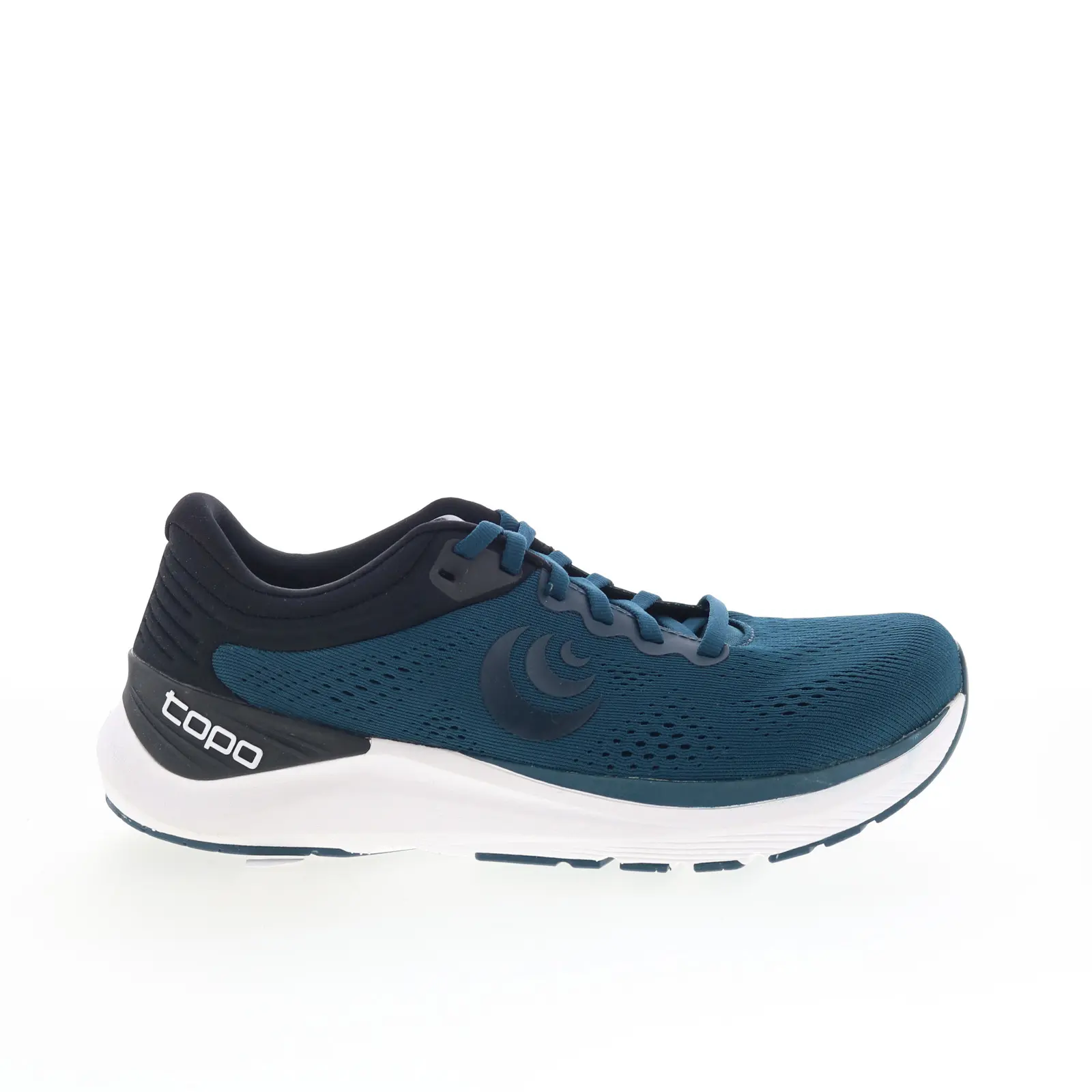 Topo UltraFly 4 M056 Mens Blue Canvas Lace Up Athletic Running Shoes