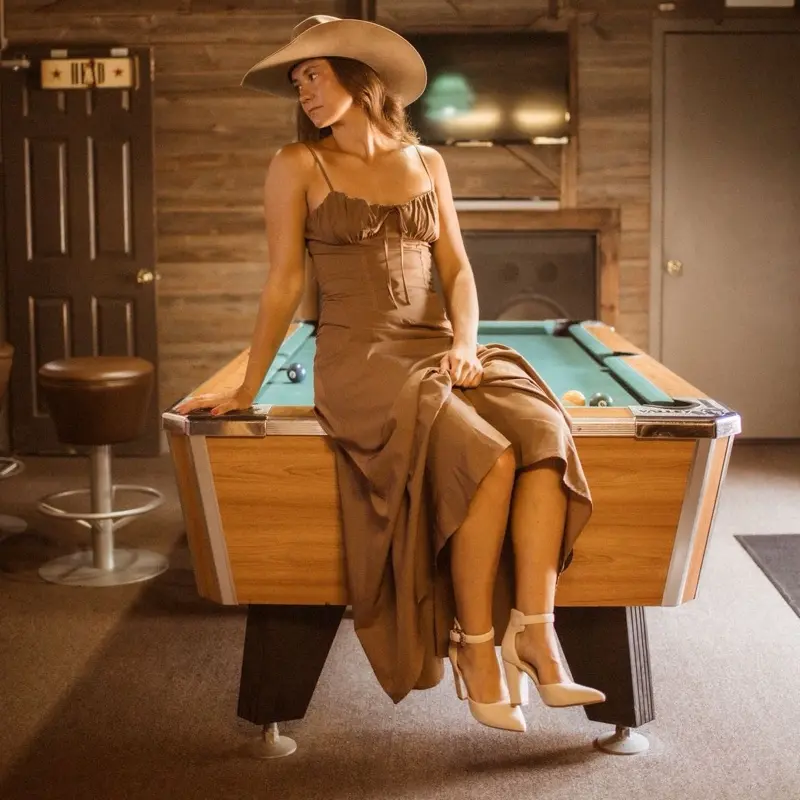 Nude closed toe heel with buckle Nude closed toe heel with buckle