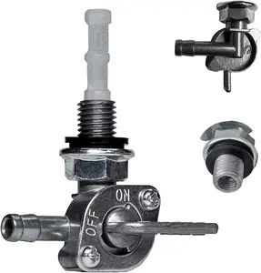 JMCHstore Upgraded Petcock Fuel Tank Shut off Valve For Generator, Predator Engine, Go kart, Mini bike Valve Petcock,Repalcement of Fuel Filter, Small Engine Fuel Shut Off Tap Switch M10X1.25 Chinese