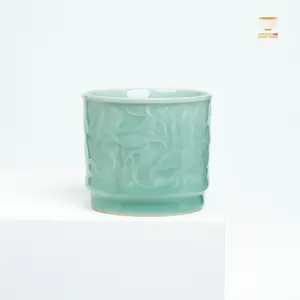 【Longquan Celadon by Liao Xinliang · Qian Ye Horizon Cup and Gaiwan Series｜A Masterpiece of Craftsmanship & Tea Aesthetic Collection】