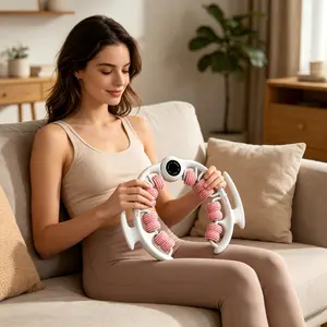Adjustable Leg Massager Roller - Portable Muscle Relaxation Tool for Calves, Thighs, Full-Body Relief, Yoga & Fitness Accessory, Back Extension Machine