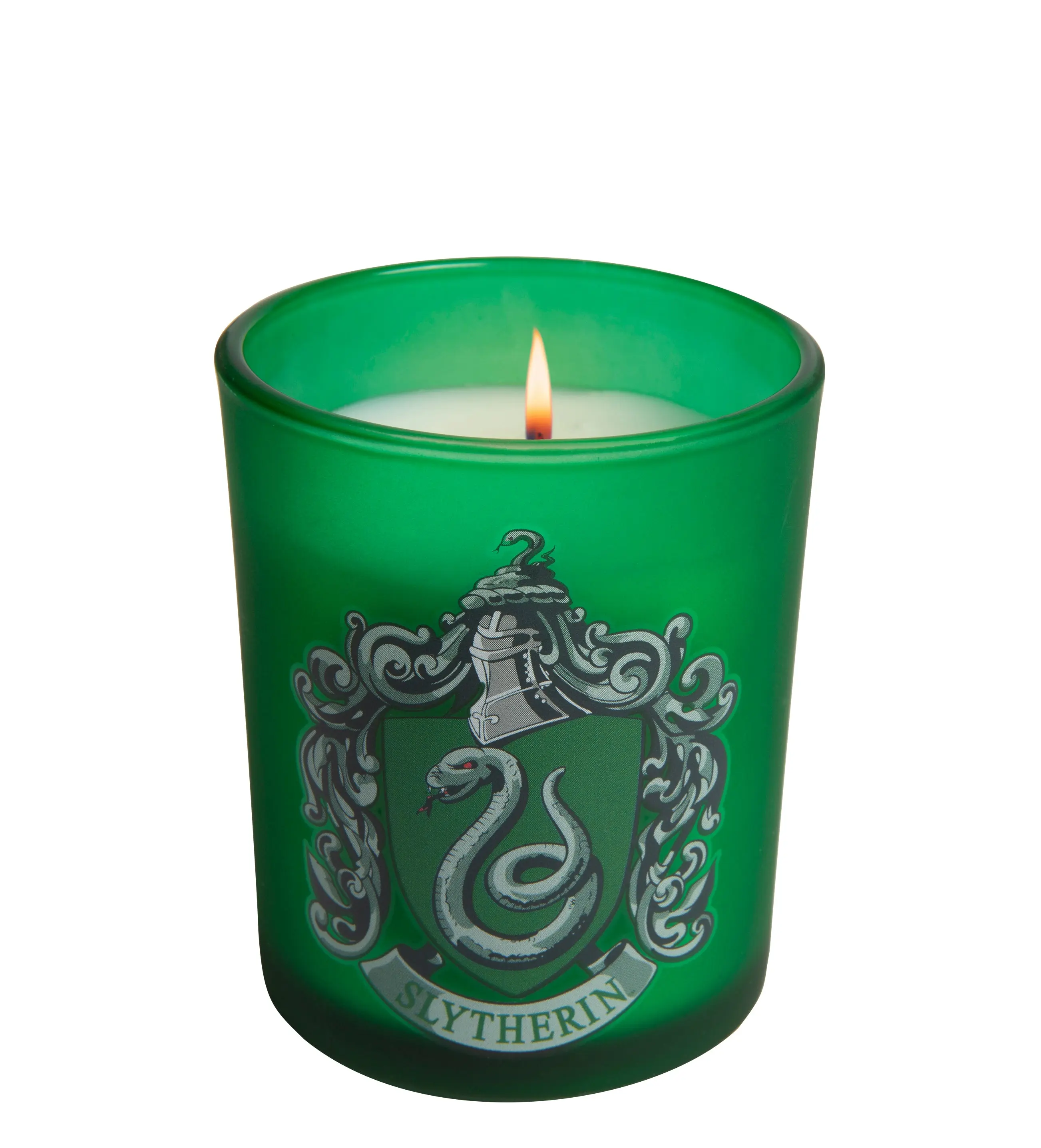 Harry Potter Slytherin Glass Votive Candle, Home Decor Accent, Room Decor Light for Home Supplies