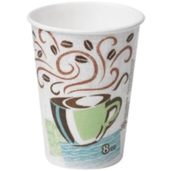 Dixie DIX400 Portable 8 oz PerfecTouch Insulated Cups, Multi-Color