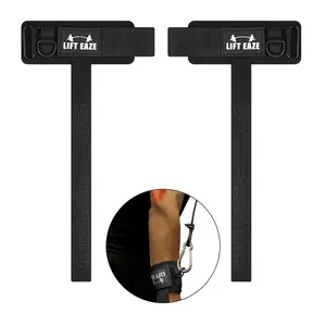 Lifting Straps with D Rings - Non-Slip Weightlifting Wrist Straps for Gym - Thick Padding & Reinforced Stitching - Secure Fit for Men & Women - Lifting Straps Gym & Workout