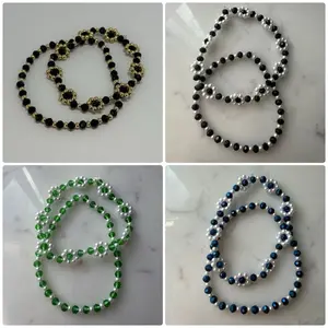 Beaded Flower Bracelets